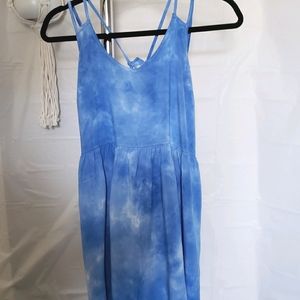 Altar'd State blue tie dye romper